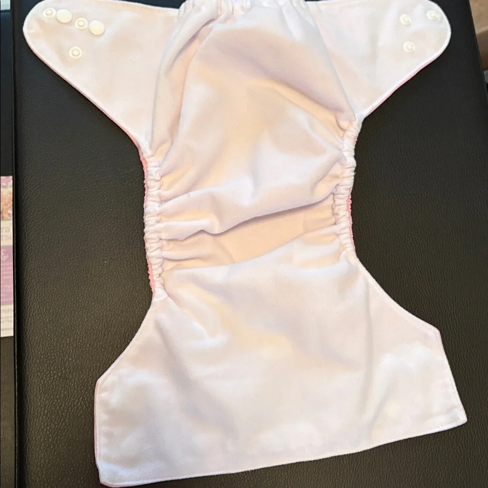 Pink Reusable Cloth Diaper Cover